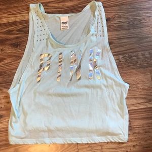 PINK crop tank top shirt